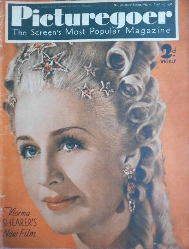 PICTUREGOER magazine side cover Issue 360  Weekly 16 April 1938