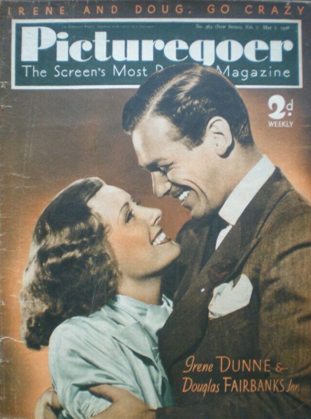 PICTUREGOER magazine side cover Issue 363  Weekly 7 May 1938