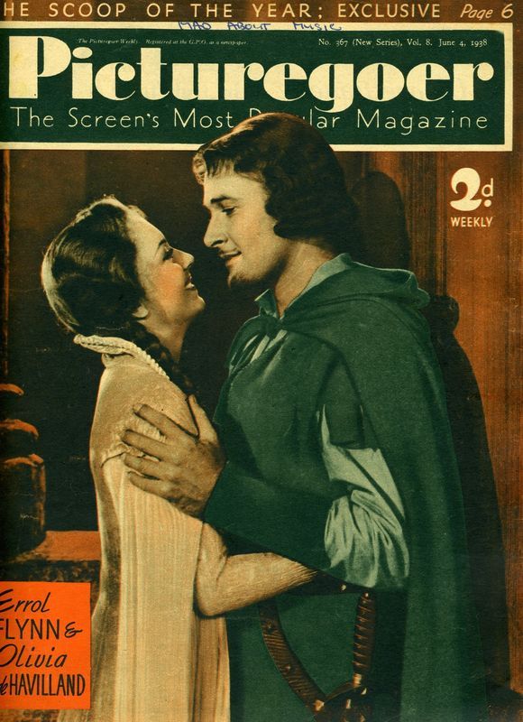 PICTUREGOER magazine side cover Issue 367  Weekly 4 June 1938