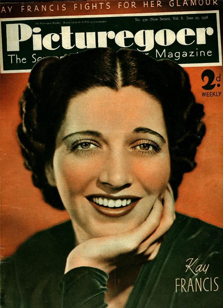 PICTUREGOER magazine side cover Issue 370  Weekly 25 June 1938