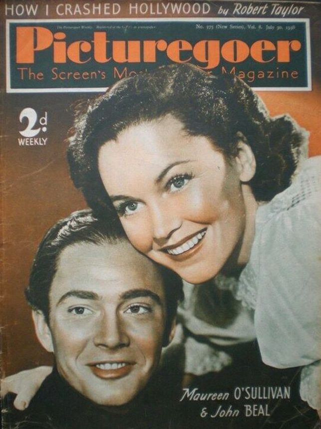 PICTUREGOER magazine side cover Issue 375  Weekly 30 July 1938
