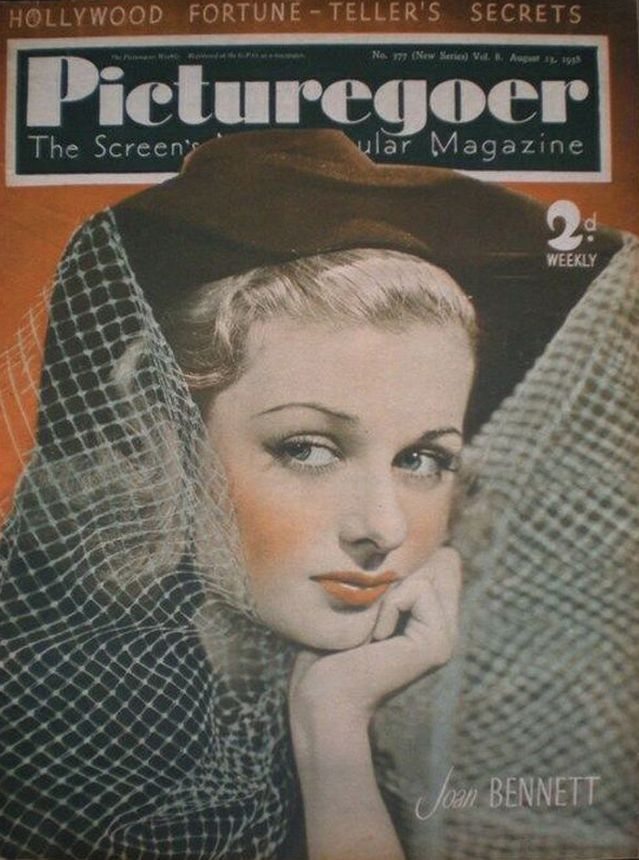 PICTUREGOER magazine side cover Issue 377  Weekly 13 August 1938