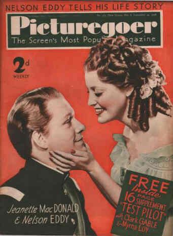 PICTUREGOER magazine side cover Issue 383  Weekly 24 September 1938