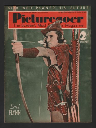 PICTUREGOER magazine side cover Issue 385  Weekly 8 October 1938