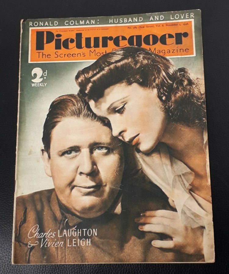 PICTUREGOER magazine side cover Issue 389  Weekly 5 November 1938