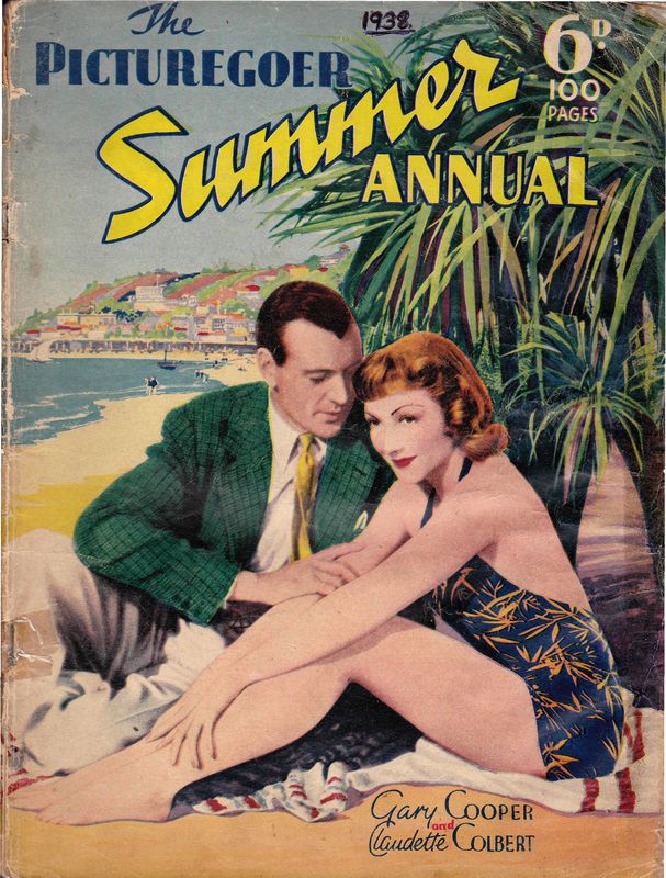 PICTUREGOER magazine side cover  Weekly Summer Annual 1938