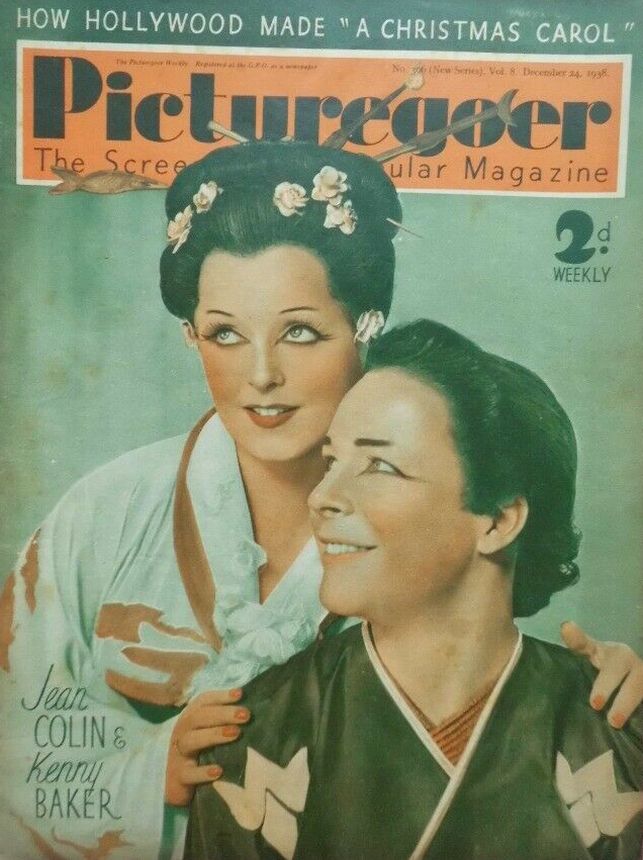 PICTUREGOER magazine side cover Issue 396  Weekly 24 December 1938