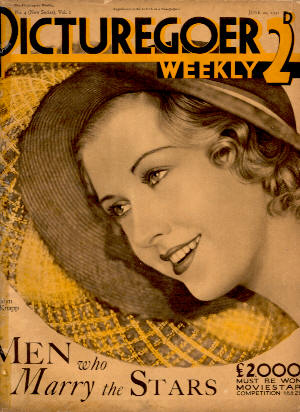 PICTUREGOER magazine side cover Issue 4  Weekly 20 June 1931