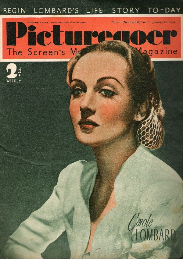 PICTUREGOER magazine side cover Issue 401  Weekly 28 January 1939
