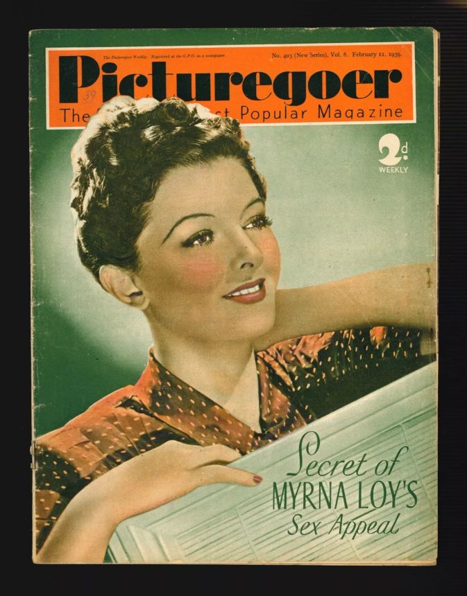PICTUREGOER magazine side cover Issue 403  Weekly 11 February 1939