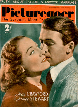 PICTUREGOER magazine side cover Issue 409  Weekly 25 March 1939