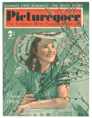 PICTUREGOER magazine side cover Issue 425  Weekly 15 July 1939