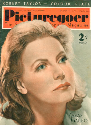 PICTUREGOER magazine side cover Issue 428  Weekly 5 August 1939