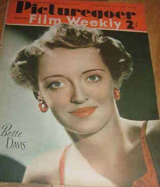 PICTUREGOER magazine side cover Issue 440  Weekly 28 October 1939