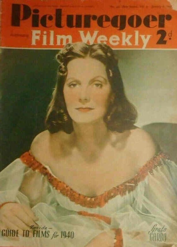 PICTUREGOER magazine side cover Issue 450  Weekly 6 January 1940