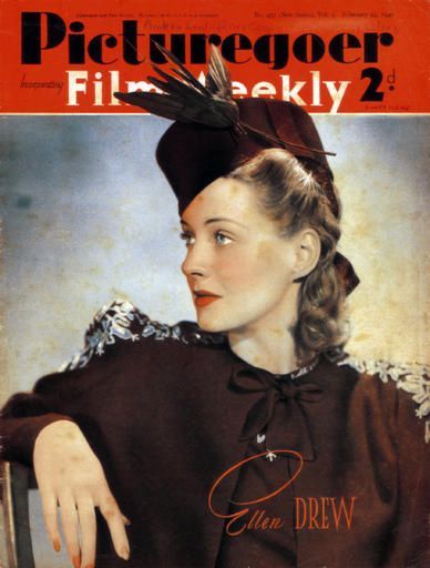 PICTUREGOER magazine side cover Issue 457  Weekly 24 February 1940
