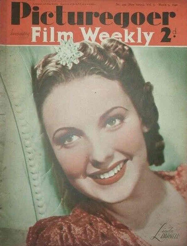 PICTUREGOER magazine side cover Issue 459  Weekly 9 March 1940