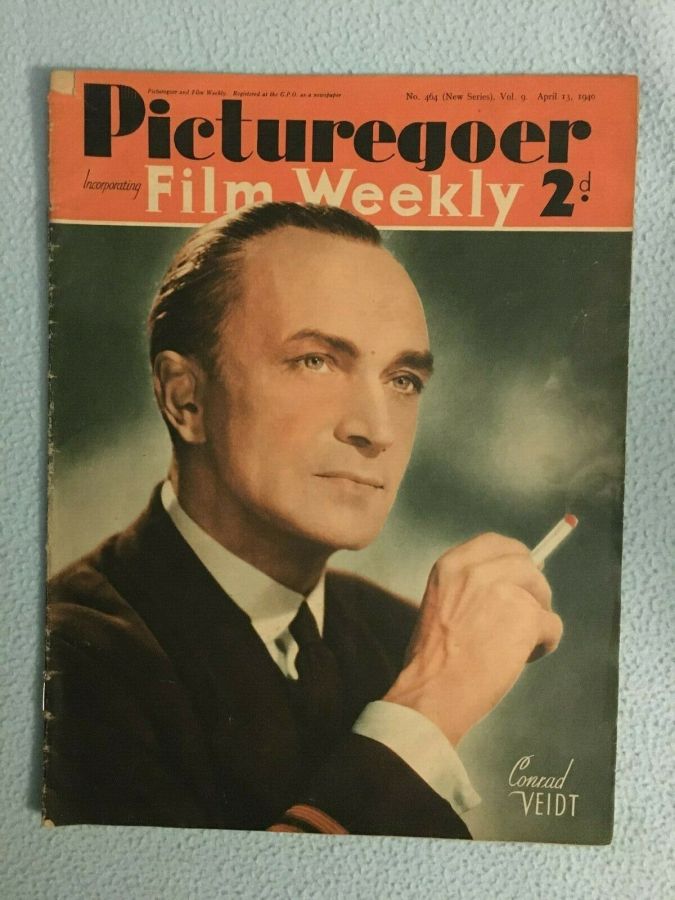 PICTUREGOER magazine side cover Issue 464  Weekly 13 April 1940