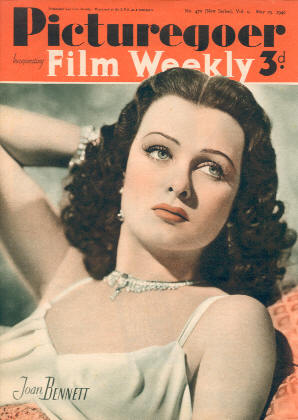 PICTUREGOER magazine side cover Issue 470  Weekly 25 May 1940