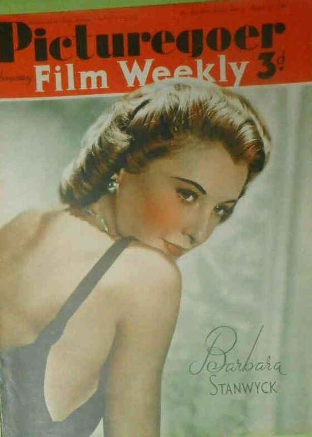PICTUREGOER magazine side cover Issue 482  Weekly 17 August 1940