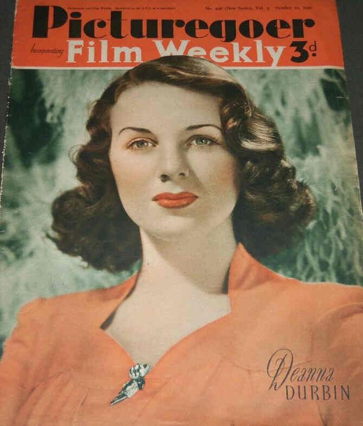 PICTUREGOER magazine side cover Issue 490  Weekly 12 October 1940
