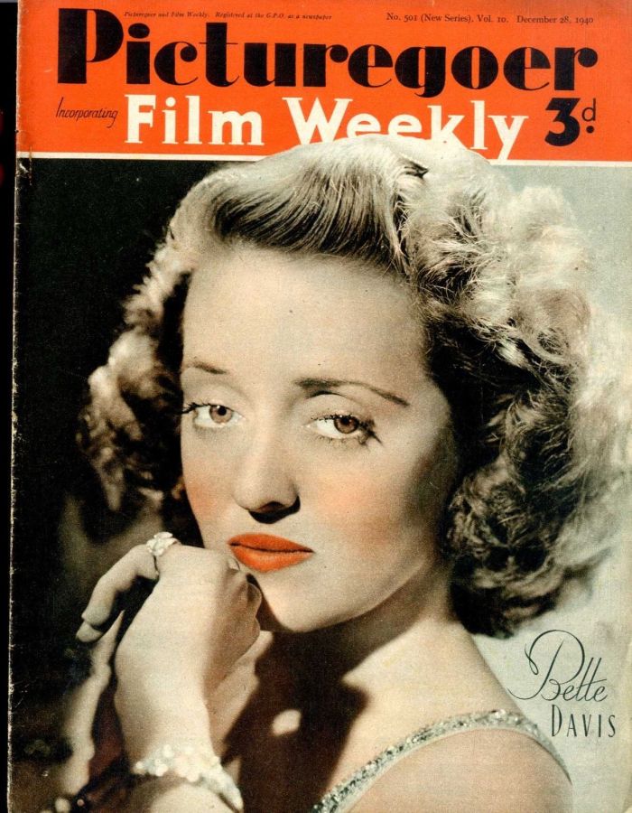 PICTUREGOER magazine side cover Issue 501  Weekly 28 December 1940