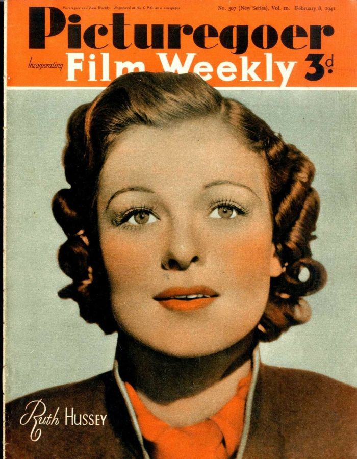 PICTUREGOER magazine side cover Issue 507  Weekly 8 February 1941
