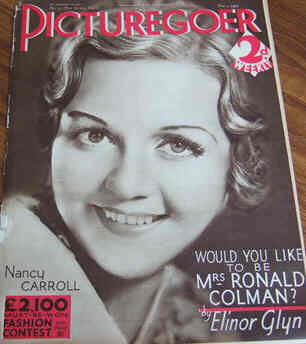 PICTUREGOER magazine side cover Issue 51  Weekly 14 May 1932
