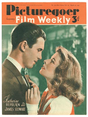 PICTUREGOER magazine side cover Issue 512  Weekly 15 March 1941