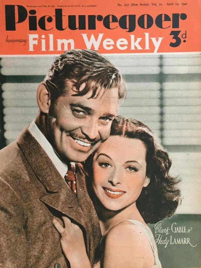 PICTUREGOER magazine side cover Issue 517  Weekly 19 April 1941