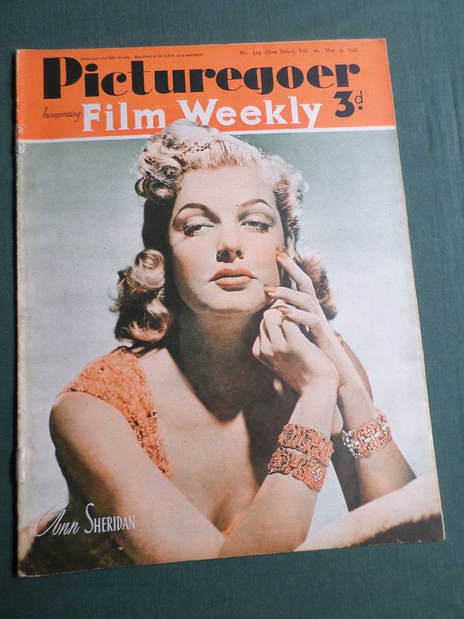 PICTUREGOER magazine side cover Issue 519  Weekly 3 May 1941