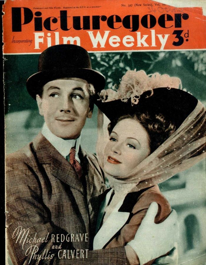 PICTUREGOER magazine side cover Issue 527  Weekly 28 June 1941