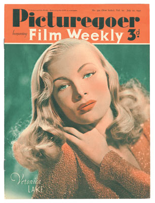 PICTUREGOER magazine side cover Issue 529  Weekly 12 July 1941