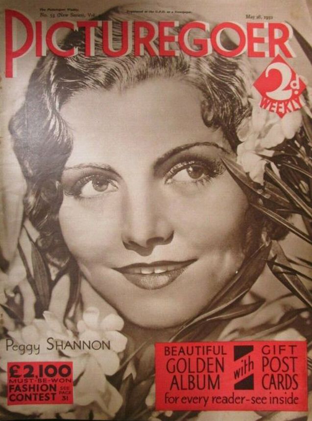 PICTUREGOER magazine side cover Issue 53  Weekly 28 May 1932