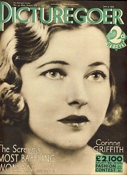 PICTUREGOER magazine side cover Issue 54  Weekly 4 June 1932