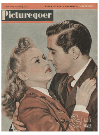 PICTUREGOER magazine side cover Issue 543  Weekly 13 December 1941