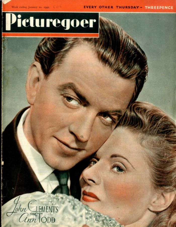 PICTUREGOER magazine side cover Issue 545  Weekly 10 January 1942