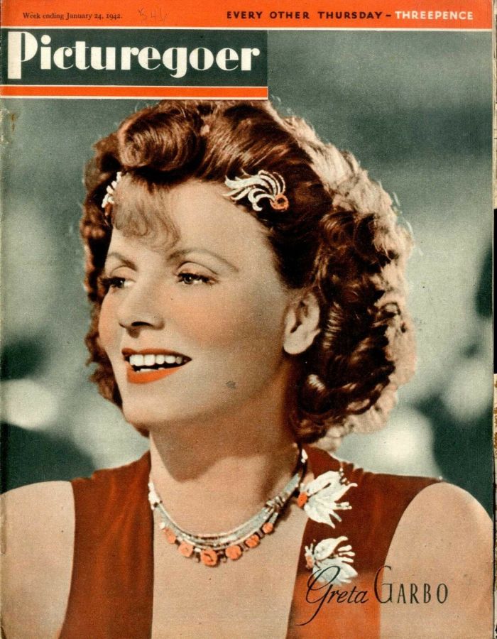 PICTUREGOER magazine side cover Issue 546  Weekly 24 January 1942