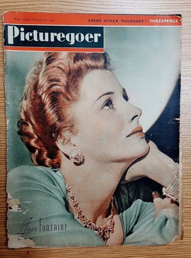 PICTUREGOER magazine side cover Issue 548  Weekly 21 February 1942