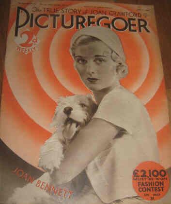PICTUREGOER magazine side cover Issue 55  Weekly 11 June 1932