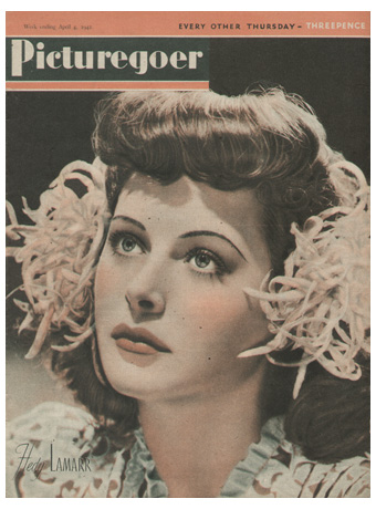 PICTUREGOER magazine side cover Issue 551  Weekly 4 April 1942