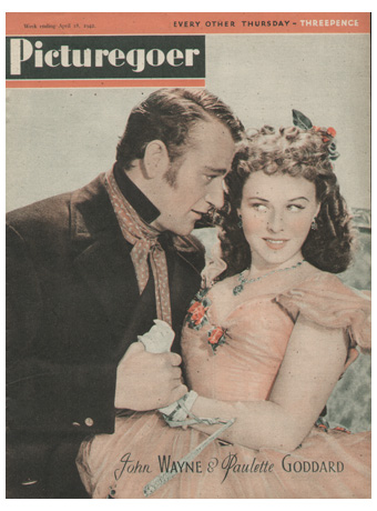 PICTUREGOER magazine side cover Issue 552  Weekly 18 April 1942