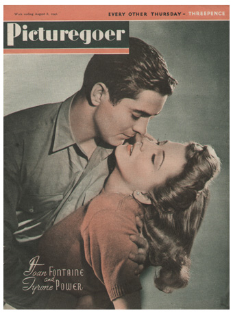 PICTUREGOER magazine side cover Issue 560  Weekly 8 August 1942