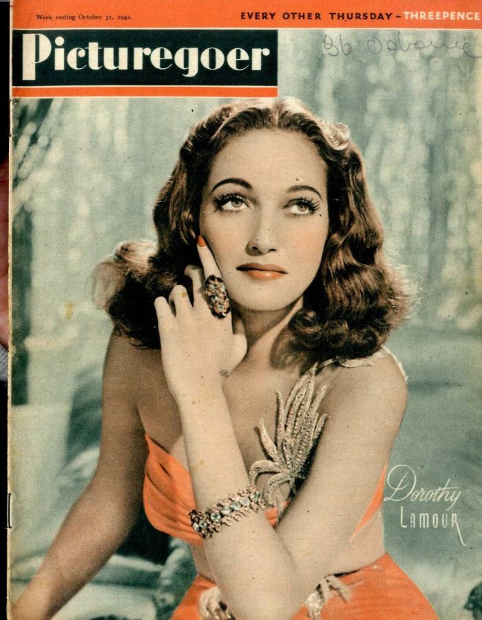 PICTUREGOER magazine side cover Issue 566  Weekly 31 October 1942