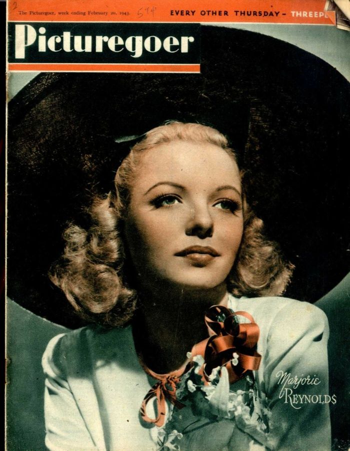PICTUREGOER magazine side cover Issue 574  Weekly 20 February 1943