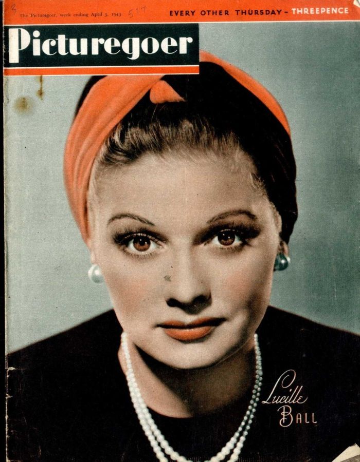 PICTUREGOER magazine side cover Issue 577  Weekly 3 April 1943