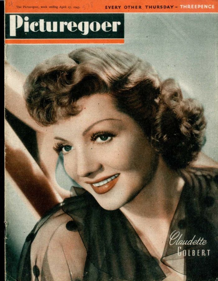 PICTUREGOER magazine side cover Issue 578  Weekly 17 April 1943