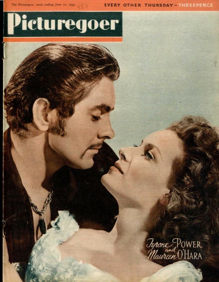 PICTUREGOER magazine side cover Issue 582  Weekly 12 June 1943