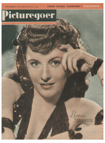 PICTUREGOER magazine side cover Issue 588  Weekly 4 September 1943
