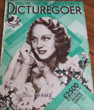 PICTUREGOER magazine side cover Issue 59  Weekly 9 July 1932